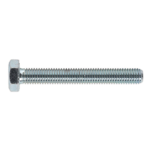 Sealey SS1075 HT Setscrew M10 x 75mm 8.8 Zinc Pack of 25 Sealey