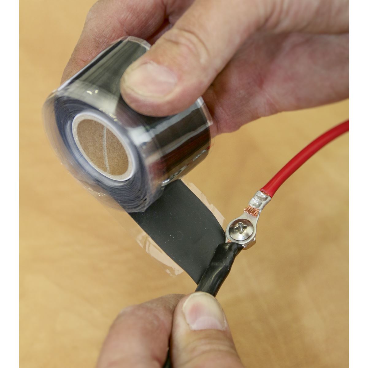 Sealey ST5B Silicone Repair Tape 5m Black Sealey