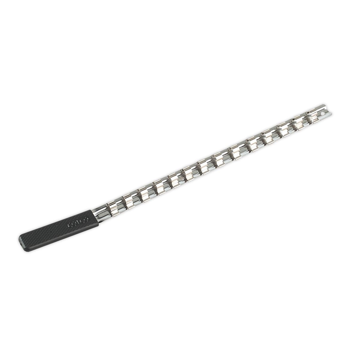 Sealey AK3814 Socket Retaining Rail with 14 Clips 3/8"Sq Drive Sealey