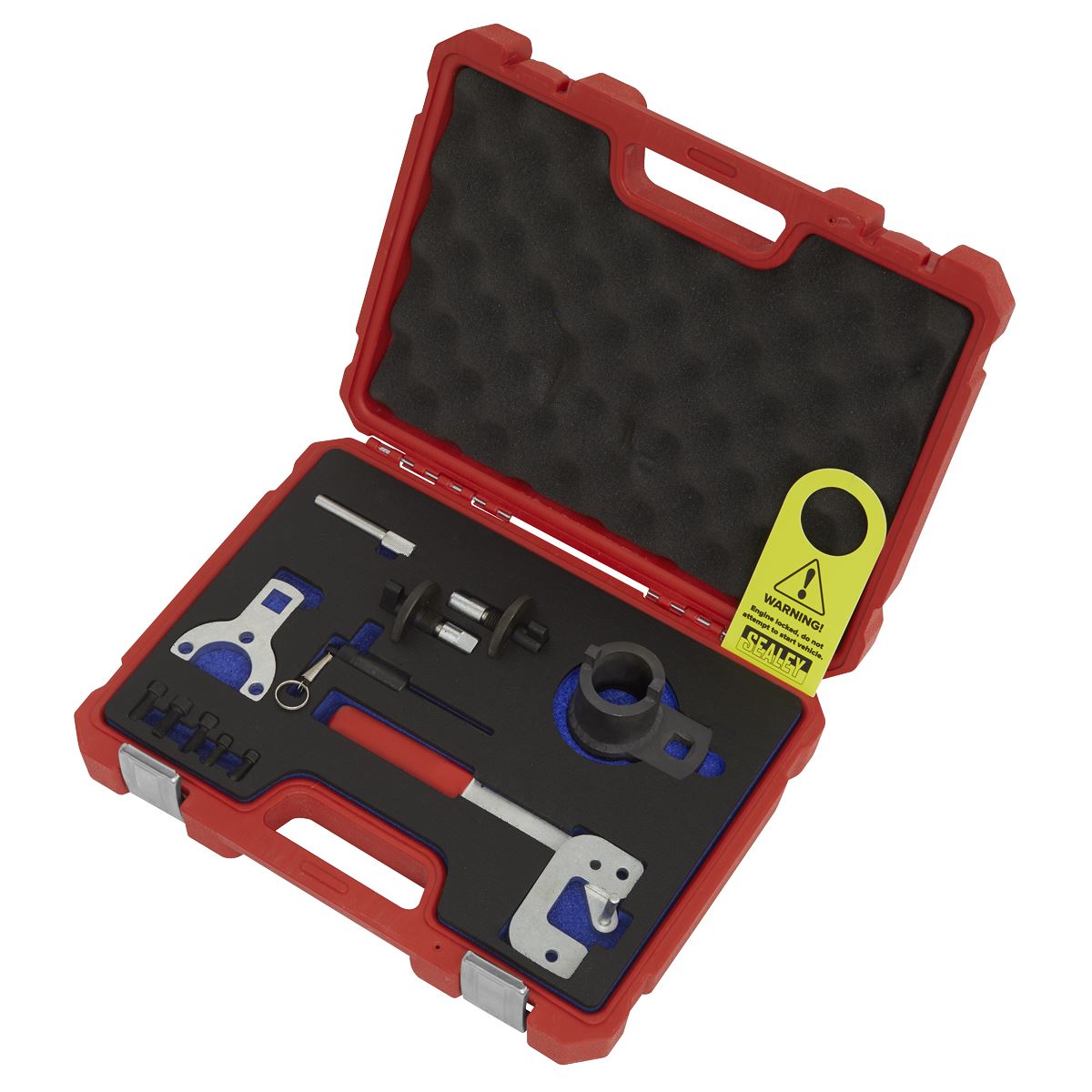 Sealey VSE6191 Diesel Engine Timing Tool Kit - for Alfa Romeo Ford PSA Suzuki GM 1.3D 16v - Chain Drive Sealey