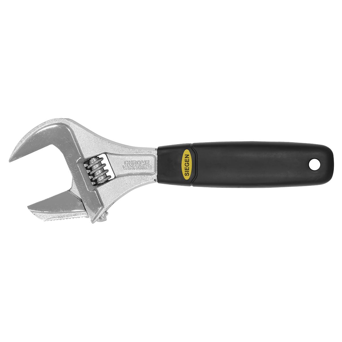Siegen S0854 Adjustable Wrench with Extra-Wide Jaw Capacity 200mm Siegen