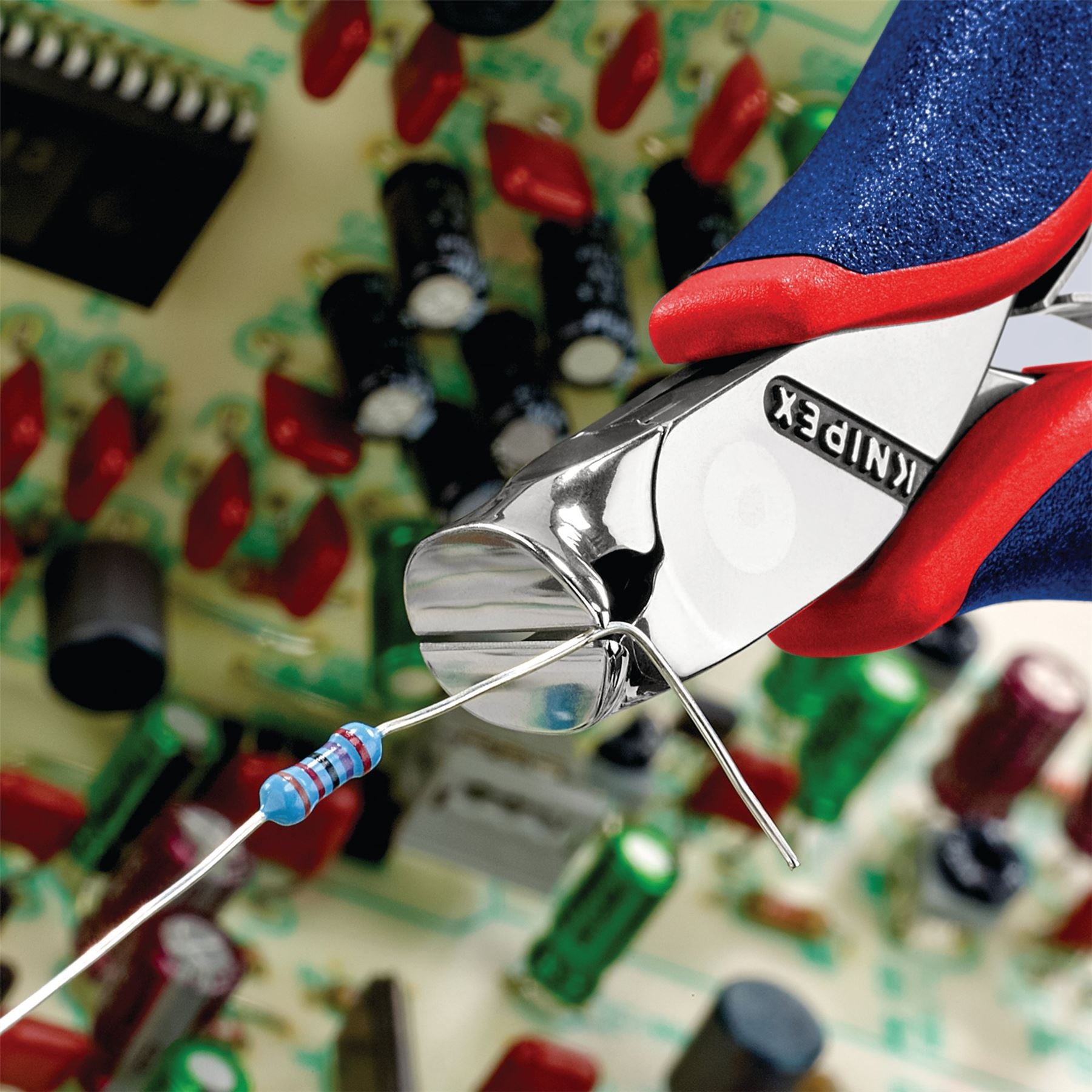 Knipex 27716 64 32 120 Electronics End Cutting Nipper with multi-component grips 120mm Knipex