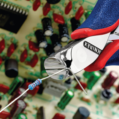 Knipex 27716 64 32 120 Electronics End Cutting Nipper with multi-component grips 120mm Knipex