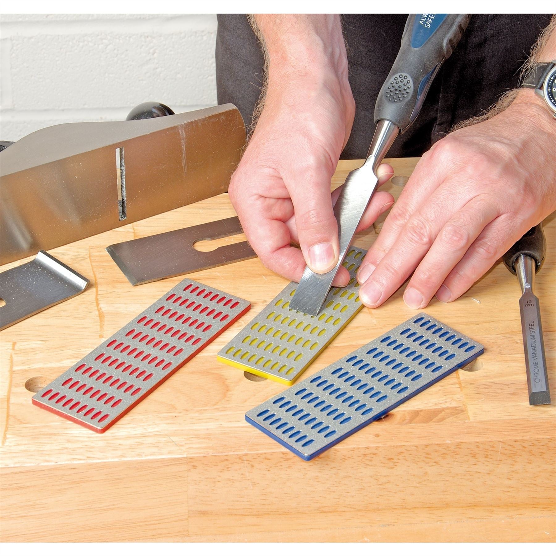 Draper 26335 Diamond Whetstone Set 3 Piece Draper