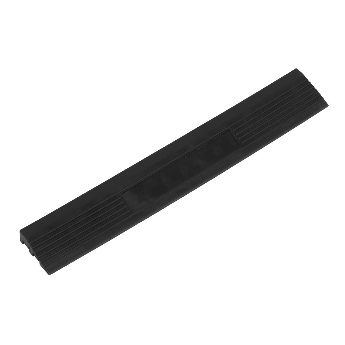 Sealey FT3EBM Polypropylene Floor Tile Edge 400 x 60mm Black Male - Pack of 6 Sealey
