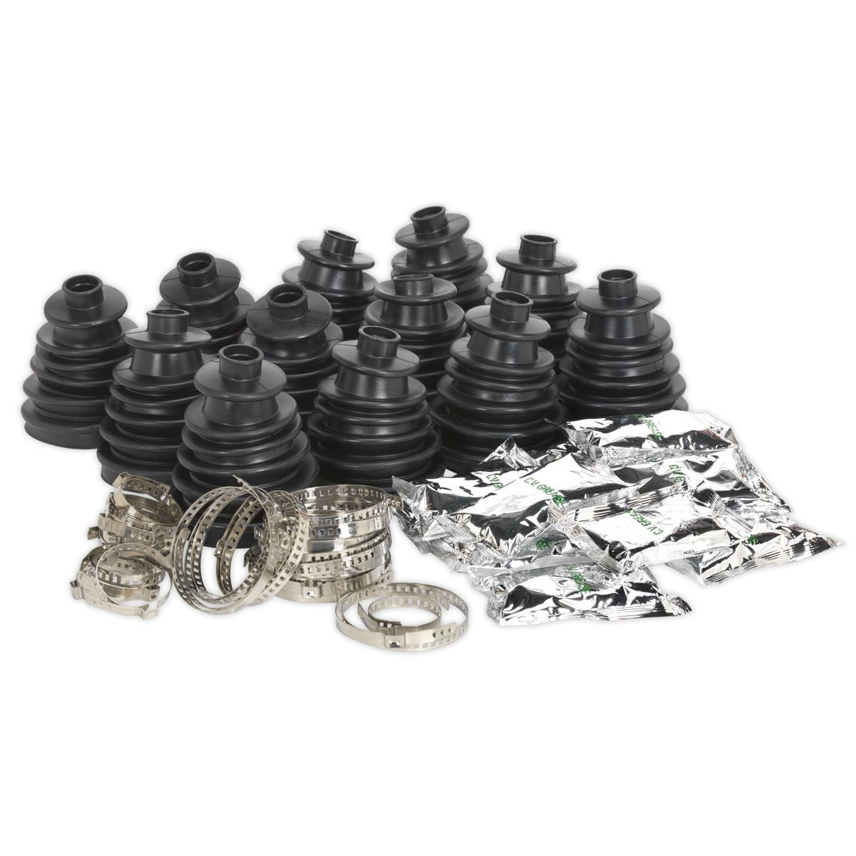 Sealey CV9612 Universal Stretch CVJ Boot Ø56-116mm (Pack of 12 x CV96) Sealey