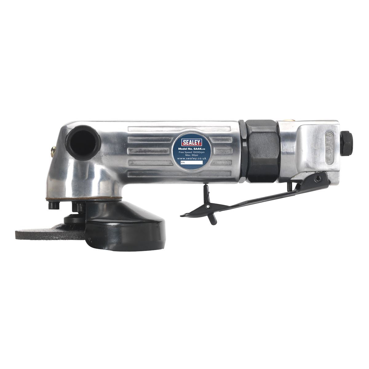 Sealey SA44 Air Angle Grinder Ø100mm Heavy-Duty Sealey