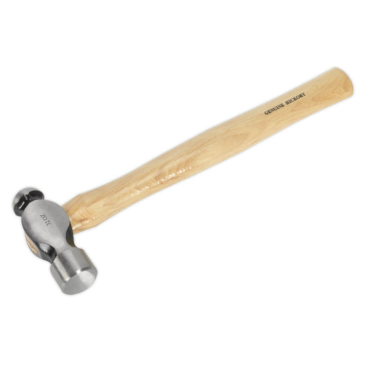 Sealey BPH32 Ball Pein Hammer 2lb Hickory Shaft Sealey