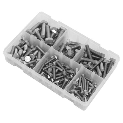 Sealey AB078SS Stainless Steel Setscrew Assortment 150pc M5-M10 Sealey