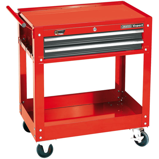 Draper 07635 Expert 2 Tier Tool Trolley with Two Drawers Draper