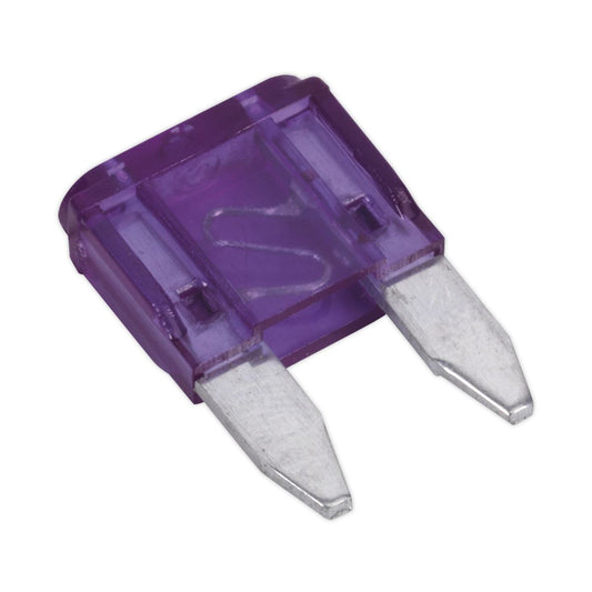 Sealey MBF350 Automotive MINI Blade Fuse 3A Pack of 50 Sealey