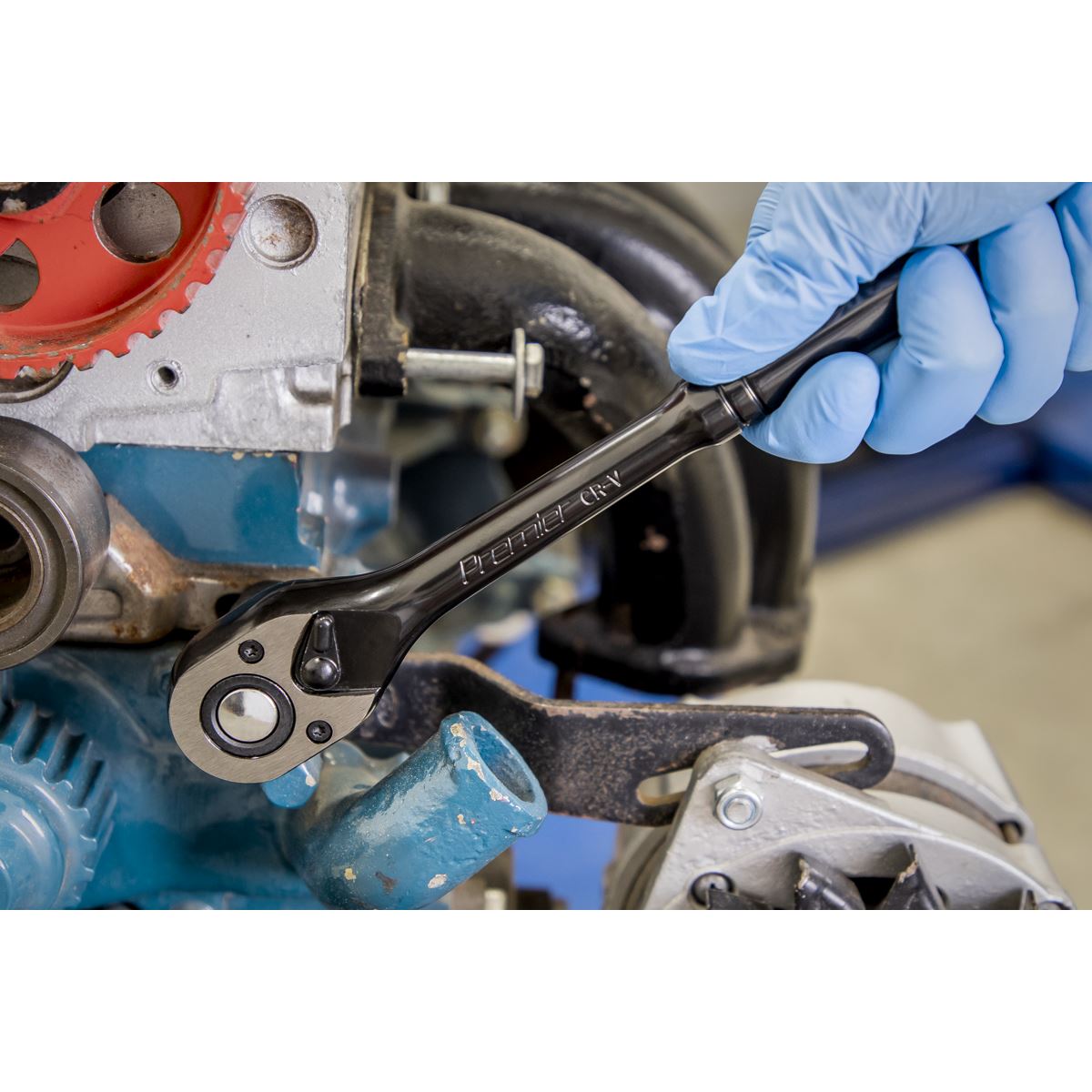 Sealey AK7999 Ratchet Wrench 1/2"Sq Drive - Premier Black Sealey