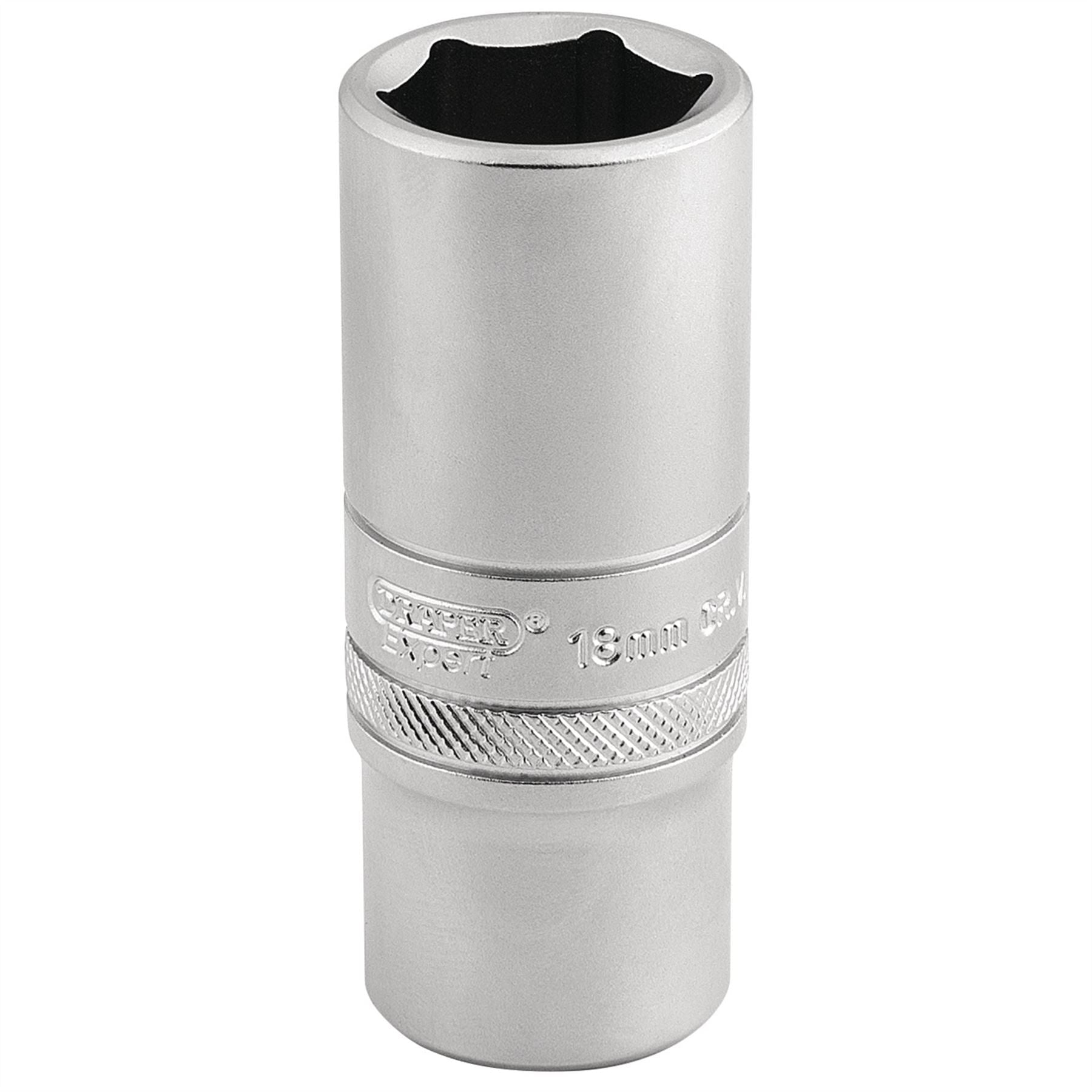 Draper 16586 6 Point Metric Deep Socket 3/8" Sq. Dr. 19mm Draper