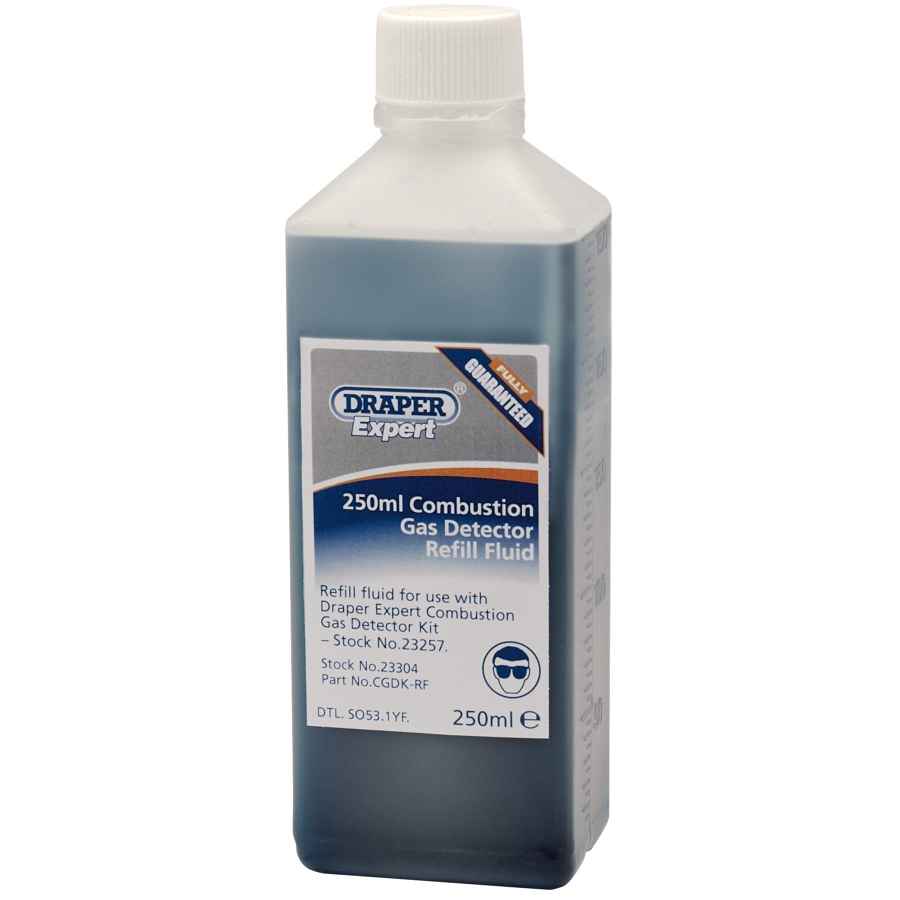 Draper 23304 Combustion Gas Detector Fluid 250ml Draper