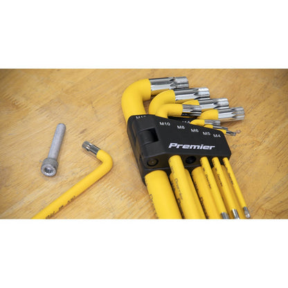 Sealey AK7189 Jumbo Spline Key Set 9pc Anti-Slip Sealey