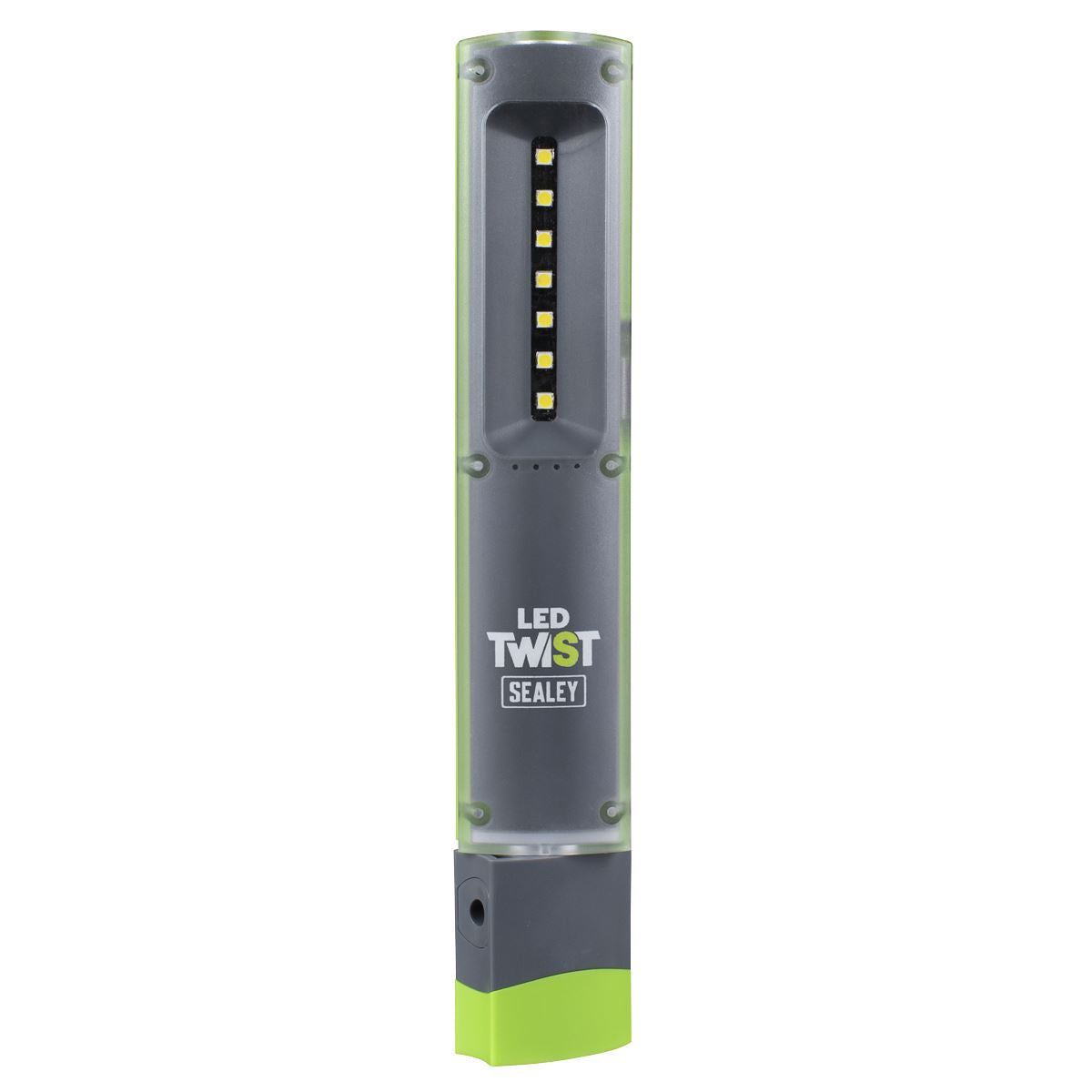 Sealey LED401G LED Twist Rechargeable Inspection Light 2W & 1W SMD LED Sealey