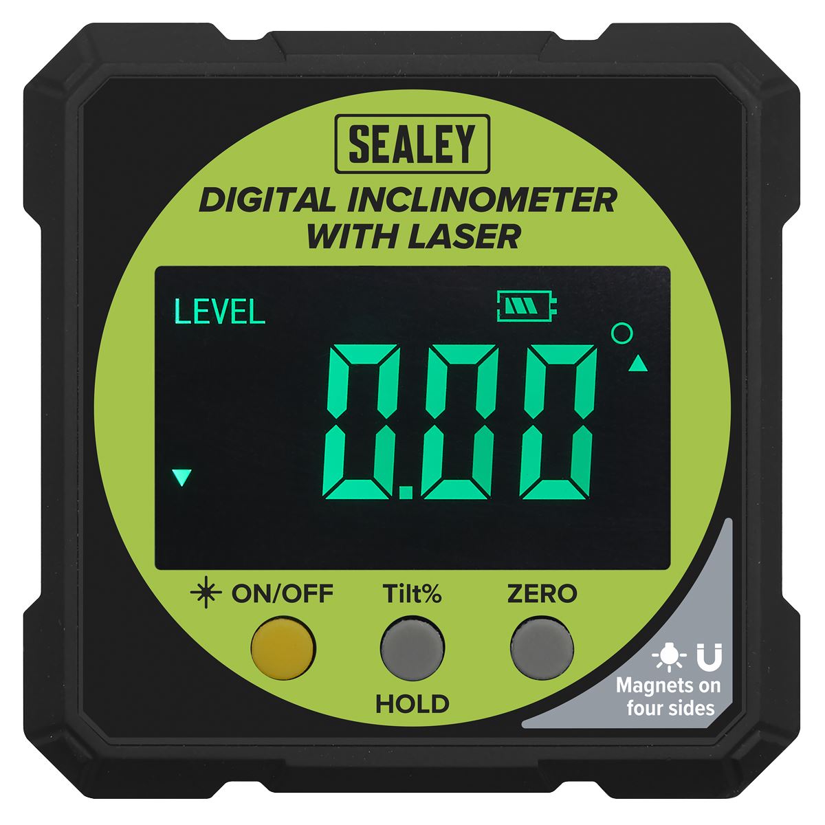 Sealey AK9991 Inclinometer Digital with Laser Sealey