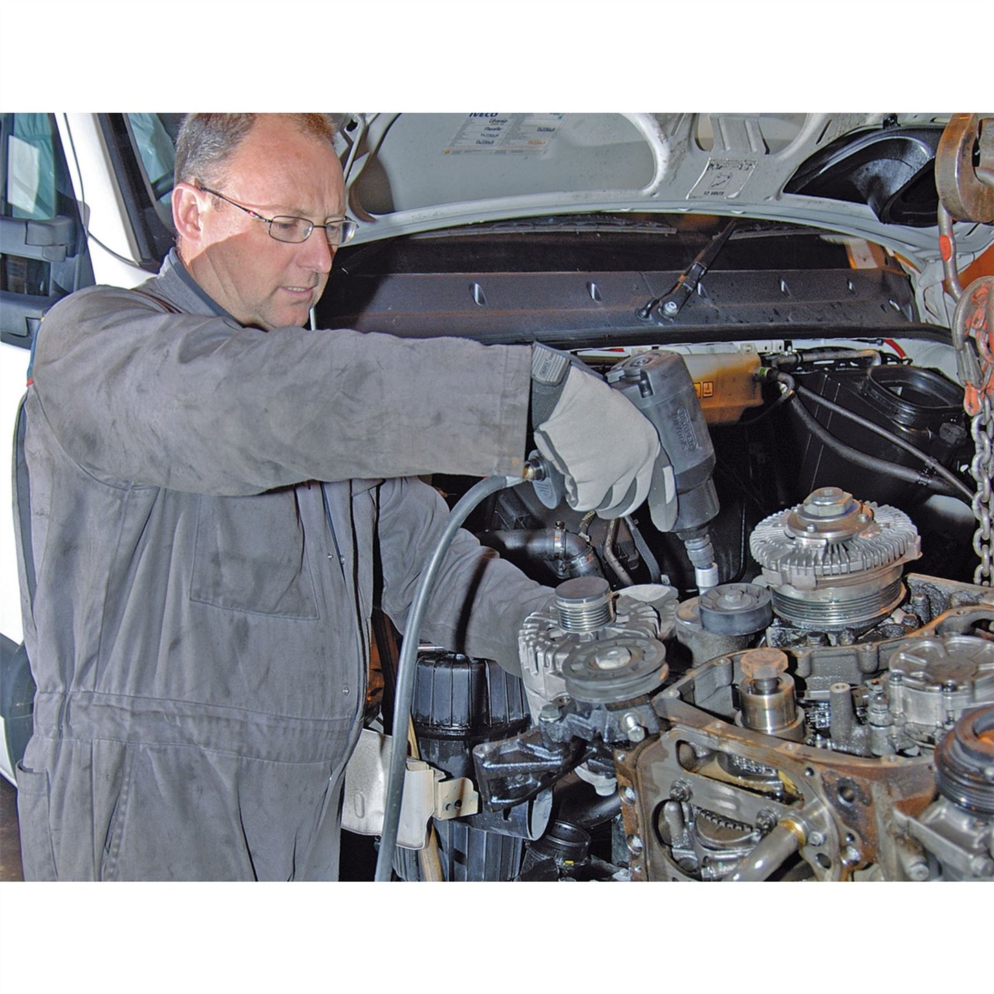 Draper 41096 Composite Body Air Impact Wrench 1/2" Sq. Dr. Draper