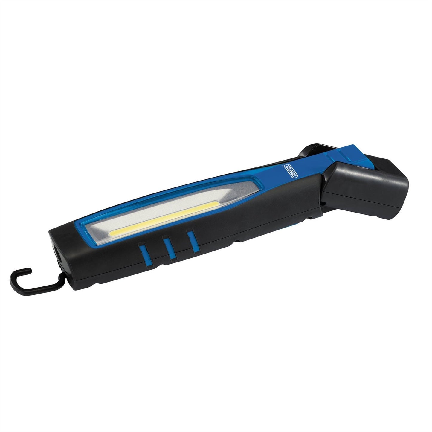 Draper 11763 COB/SMD LED Rechargeable Inspection Lamp 7W 700 Lumens Blue 1 x USB Cable Supplied Draper