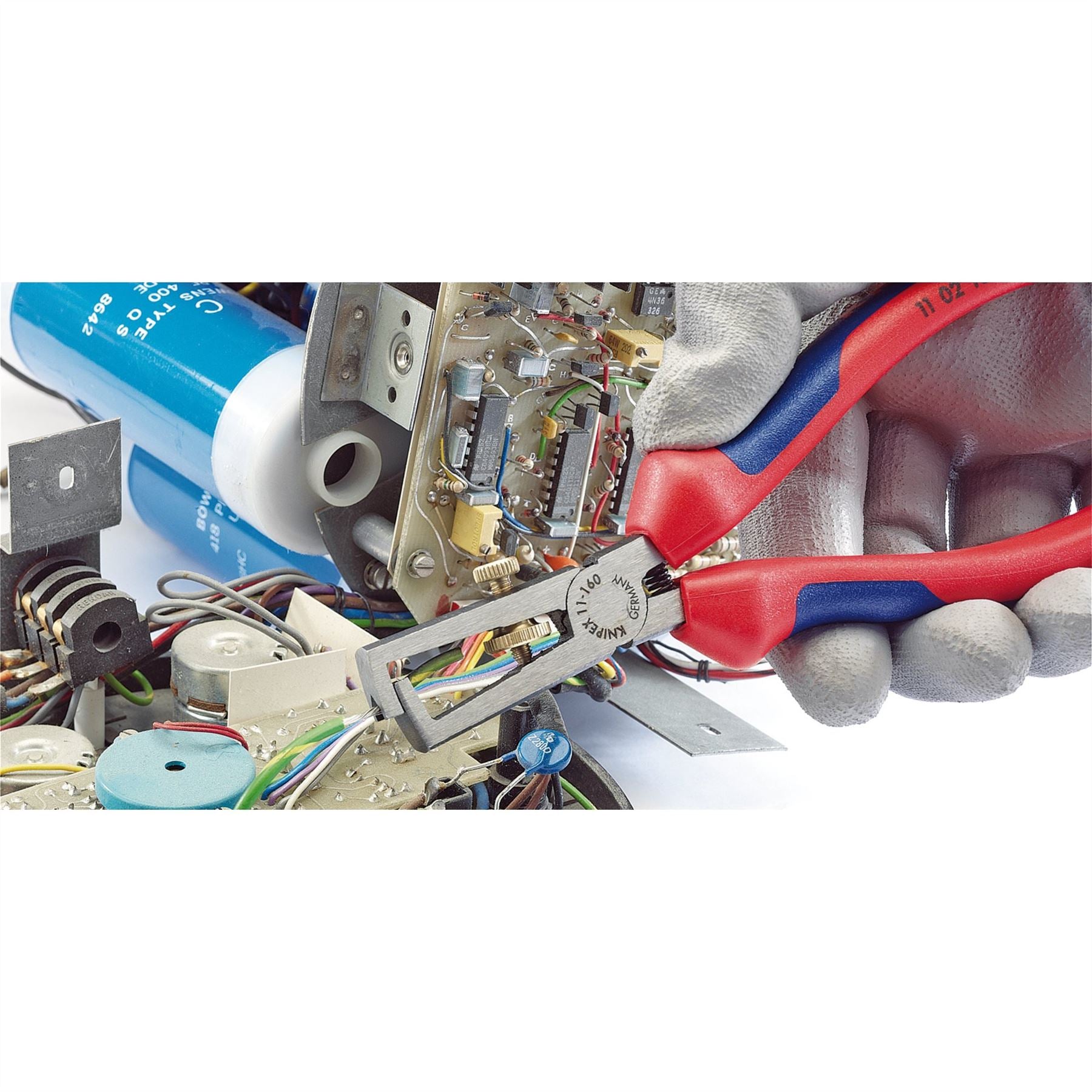 Knipex 12299 11 02 160 SB Insulation Stripper160mm Knipex