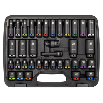 Sealey AK5633M Impact Socket Set 3/8"Sq Drive 36pc Sealey