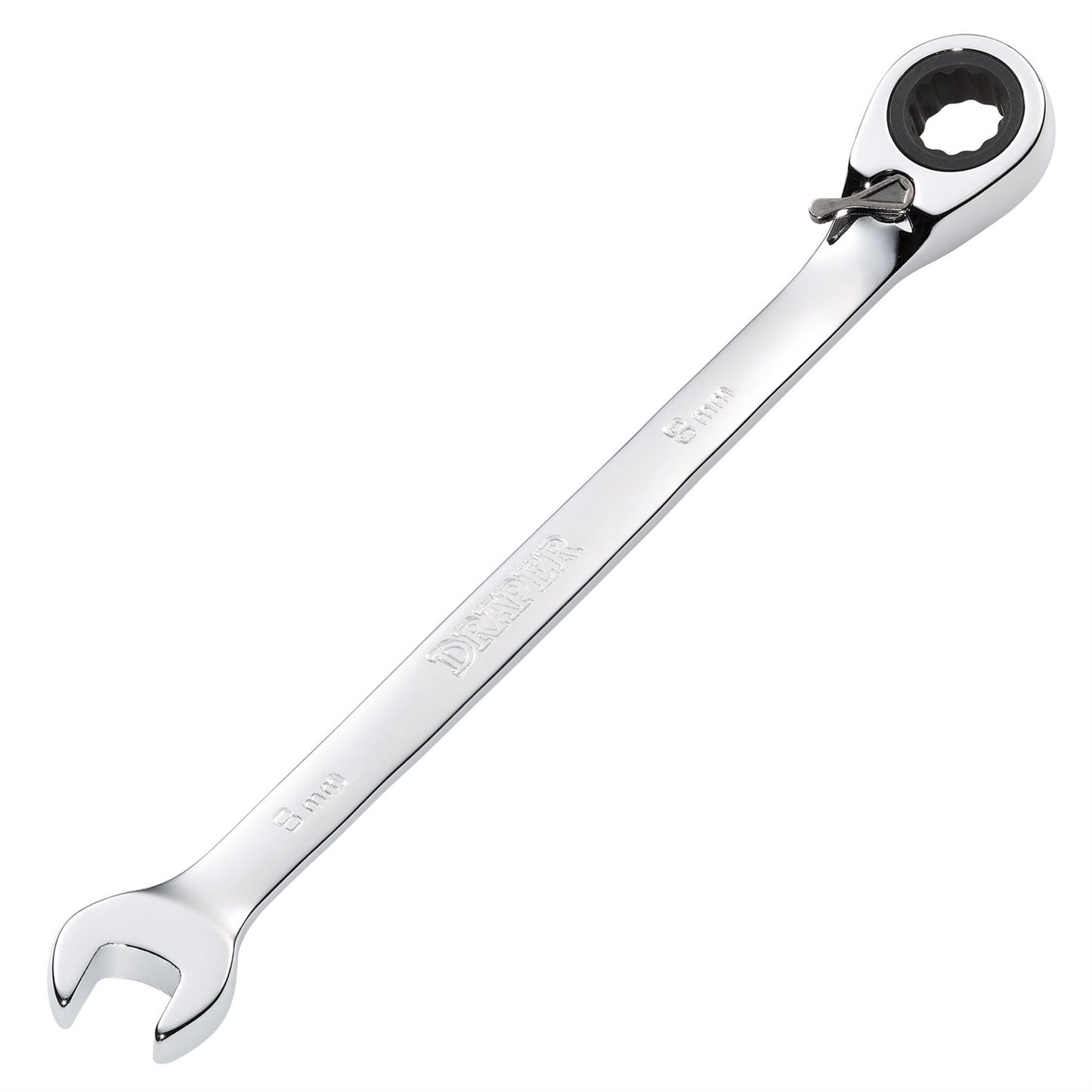 Draper 51967 HI-TORQ® Metric Reversible Ratcheting Combination Spanner 8mm Draper