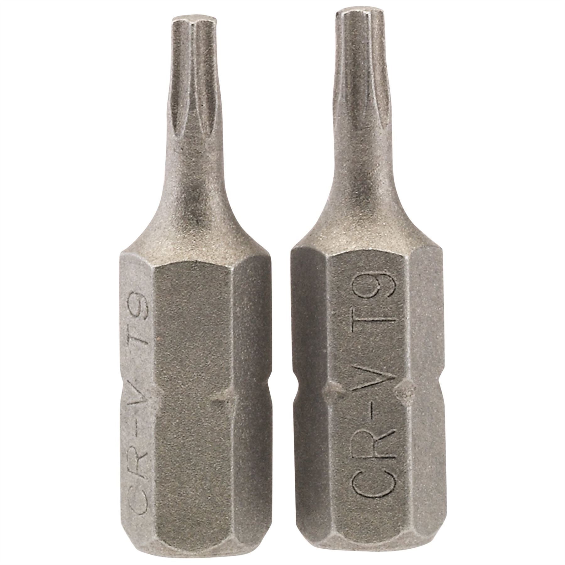 Draper 66427 TX-STAR® Insert Bit 1/4" Hex 25mm Long T9 Pack of 2 Draper