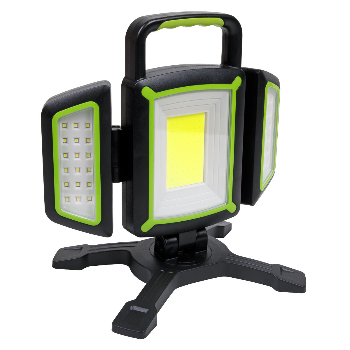 Sealey LED18WFLCOMBO Rechargeable Flexible Floodlight with Tripod Sealey