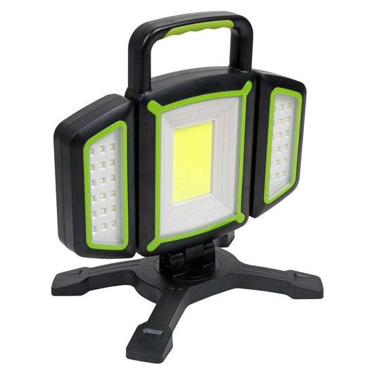 Sealey LED18WFL Rechargeable Flexible Floodlight 18W COB & 9W SMD LED Sealey