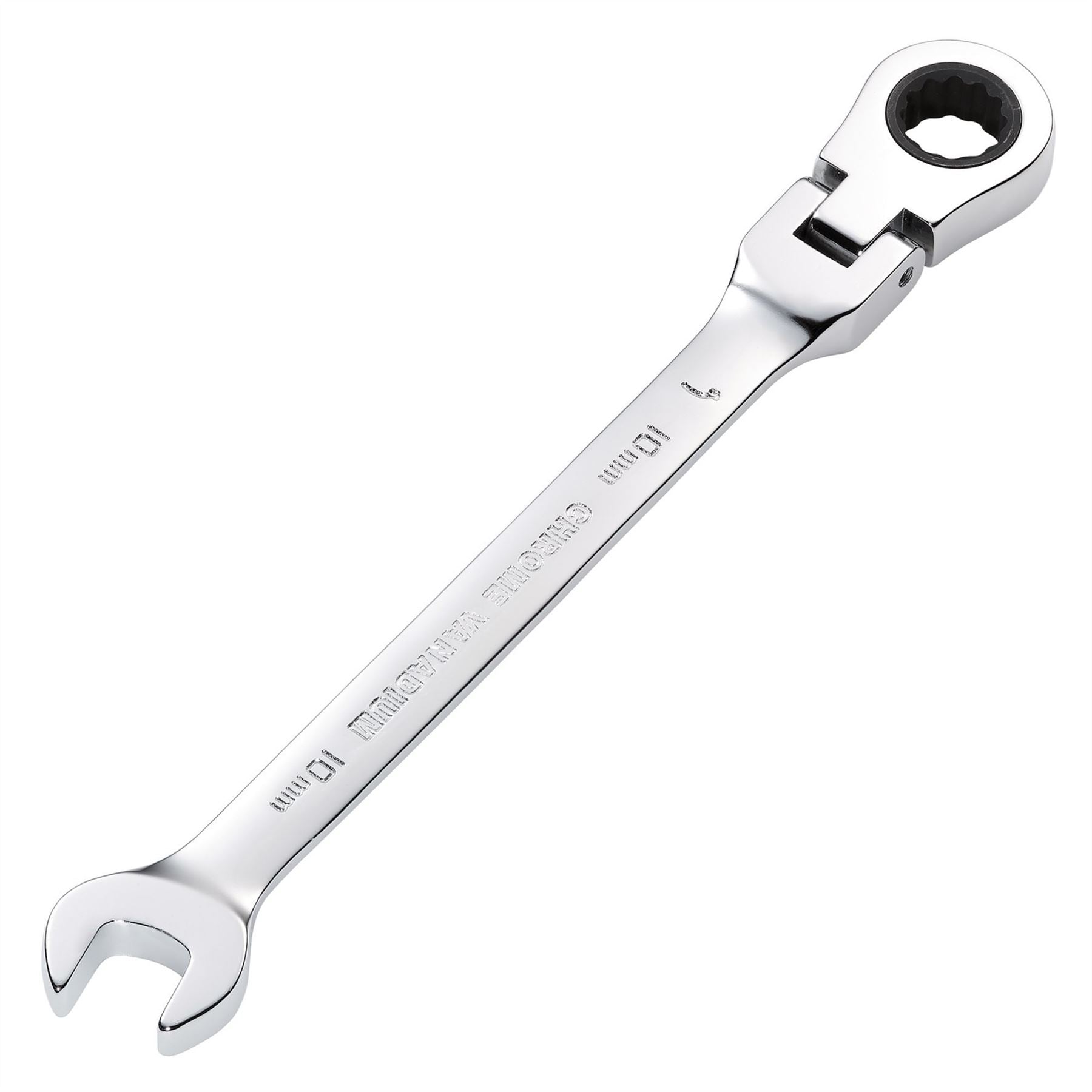 Draper 52011 HI-TORQ® Metric Flexible Head Ratcheting Combination Spanner 10mm Draper