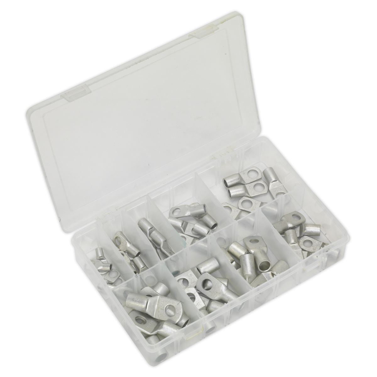 Sealey AB016CT Copper Lug Terminal Assortment 52pc Sealey