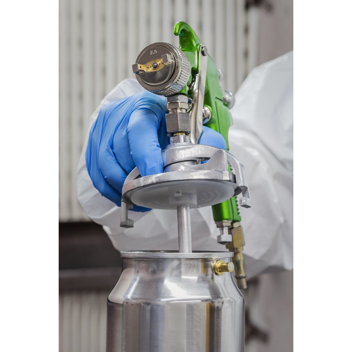 Sealey S725 Suction Feed Spray Gun 2.5mm Set-Up Sealey