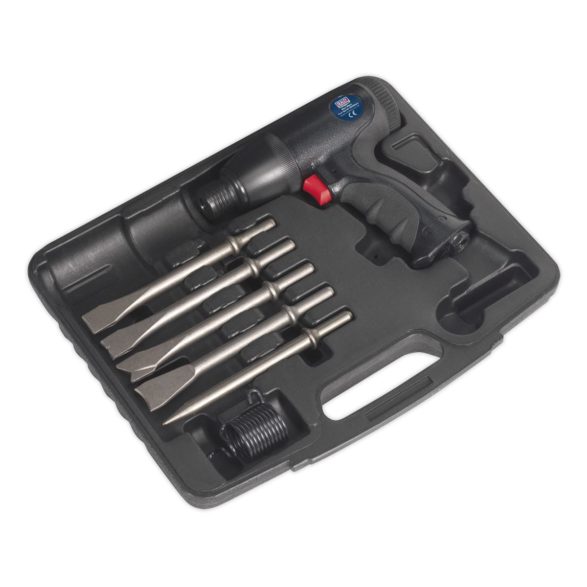 Sealey SA613 Air Hammer Kit Composite Premier - Medium Stroke Sealey