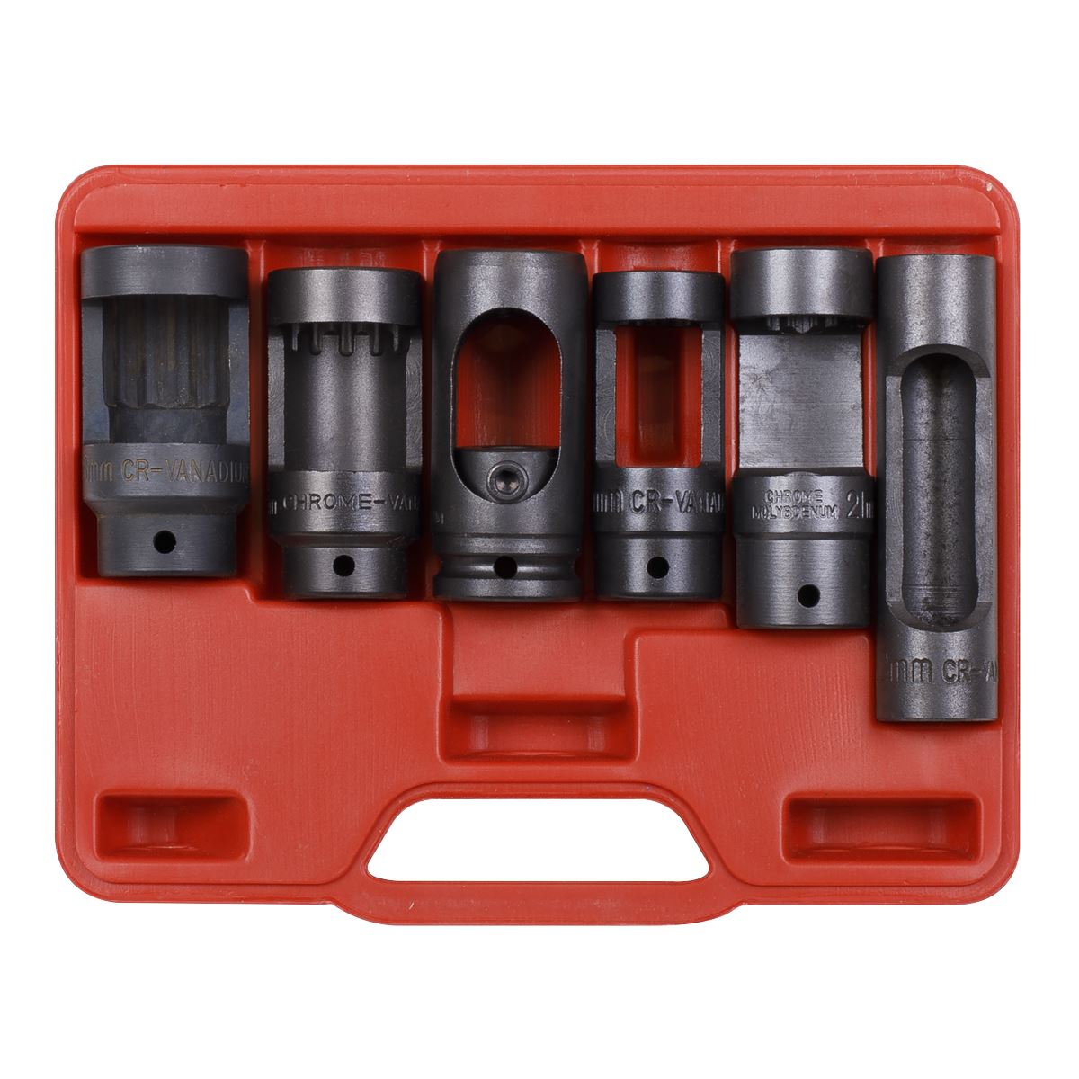 Sealey SX0401 Diesel Injector Window Socket Set 6pc 1/2"Sq Drive Sealey