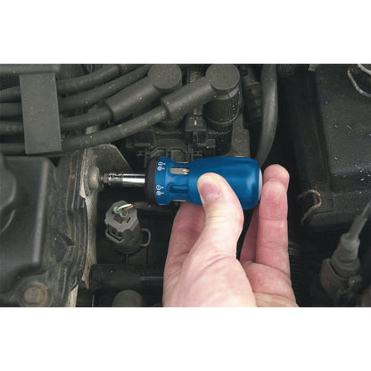 Draper 75065 Stubby Ratchet Screwdriver and Bit Sets Countertop Display 24 Piece Draper