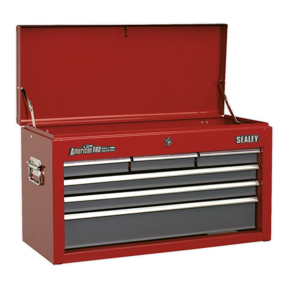 Sealey AP2201BB Topchest 6 Drawer with Ball-Bearing Slides - Red/Grey Sealey