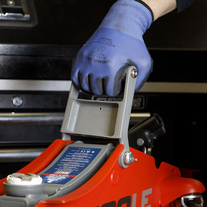 Sealey 2180LE 180° Handle Low Profile Short Chassis Trolley Jack 2 Tonne - Red Sealey