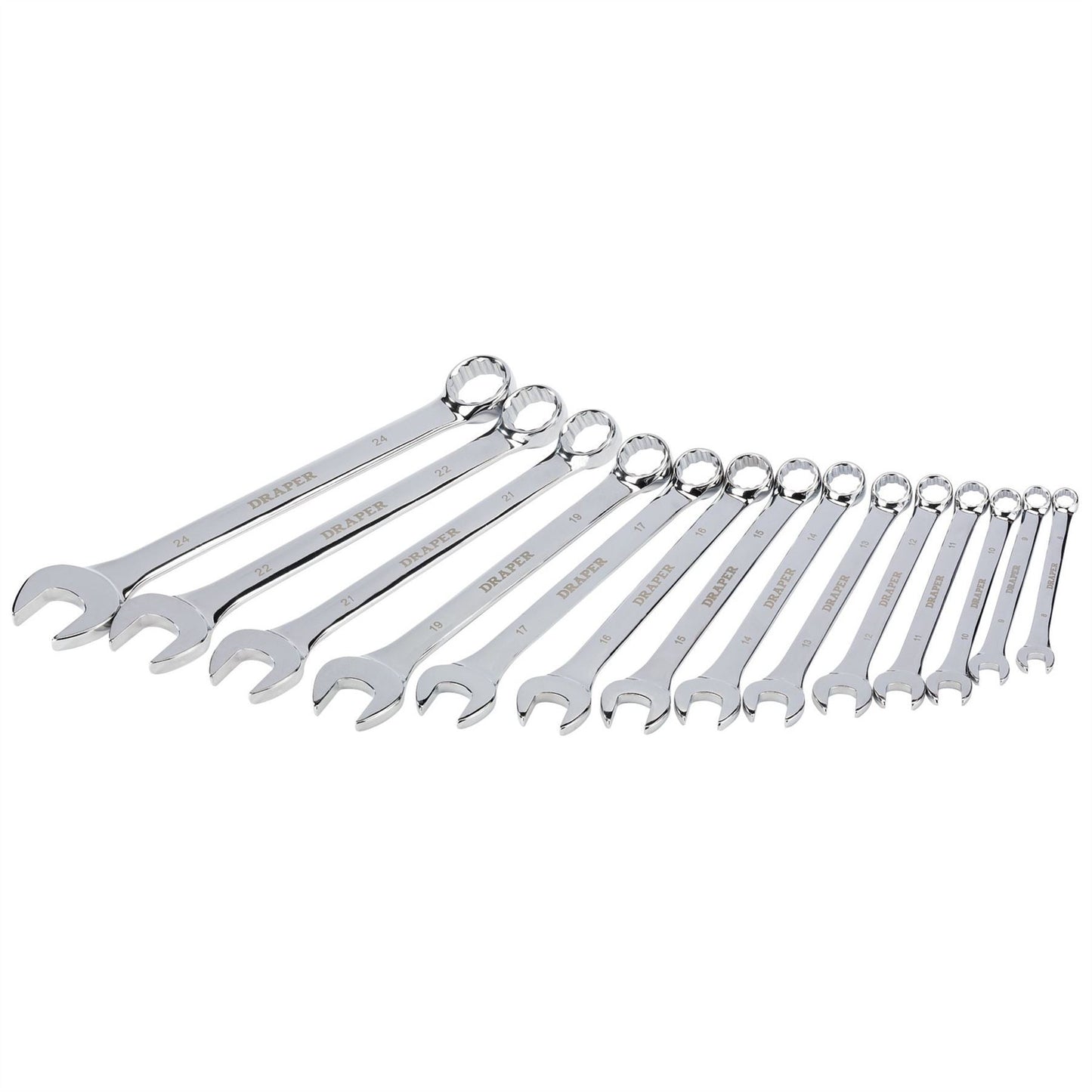 Draper 34236 HI-TORQ® Metric Combination Spanner Set 14 Piece Draper