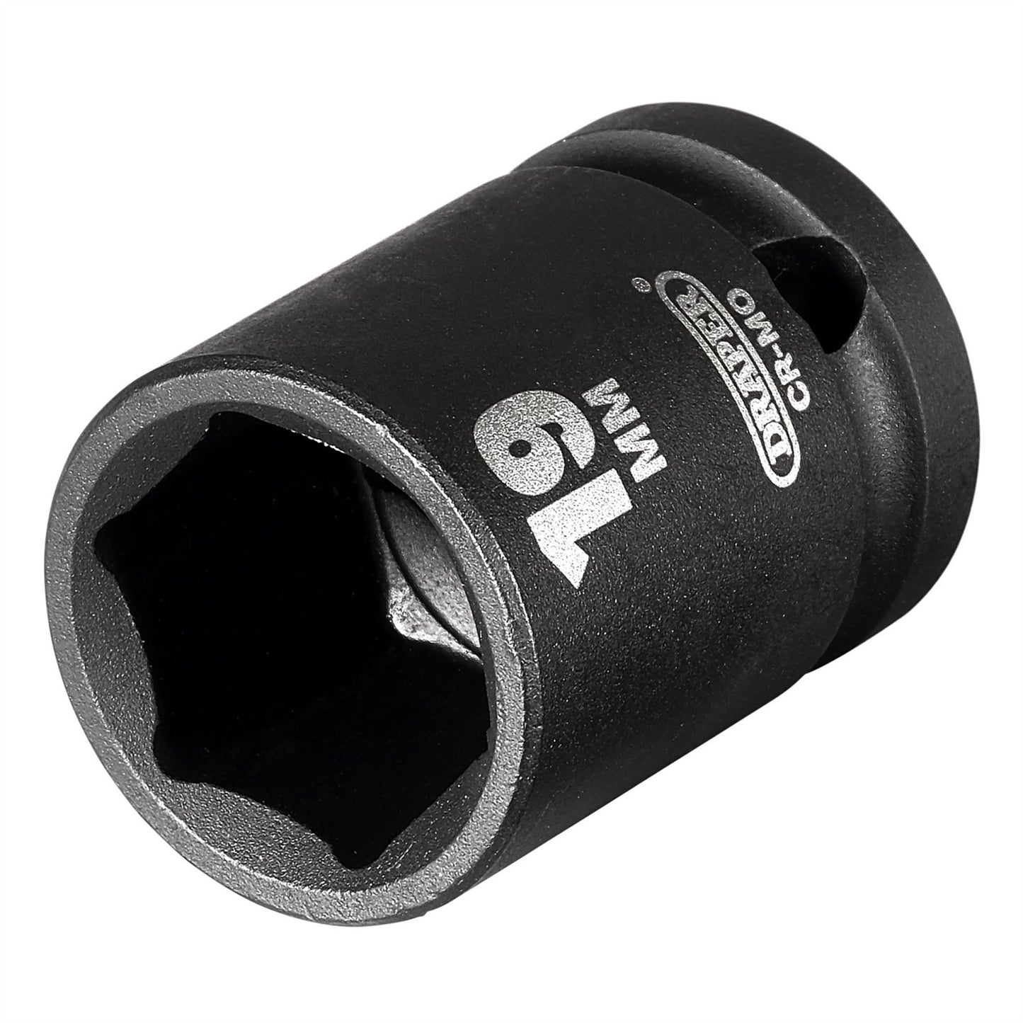 Draper 28503 Expert HI-TORQ® Impact Socket 1/2" Sq. Dr. 19mm Draper