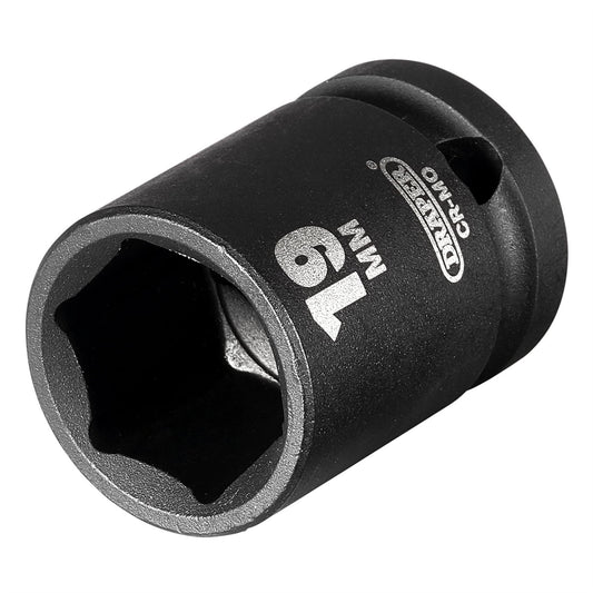 Draper 28503 Expert HI-TORQ® Impact Socket 1/2" Sq. Dr. 19mm Draper