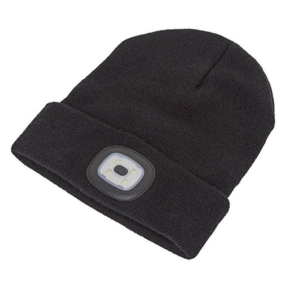 Sealey LED185 Beanie Hat 1W SMD LED USB Rechargeable Sealey