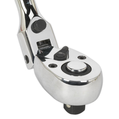 Sealey AK6682 Flexi-Head Ratchet Wrench 1/2"Sq Drive Extendable Sealey