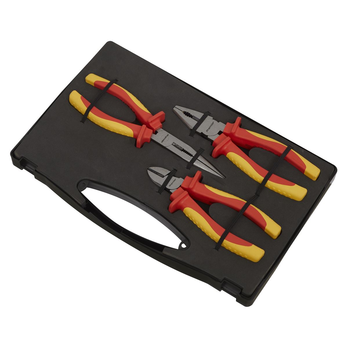 Sealey AK83452 Pliers Set 3pc VDE Approved Sealey