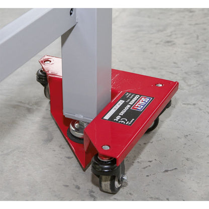 Sealey CM4 Corner Transport Dollies Set of 4 - 150kg Capacity Sealey