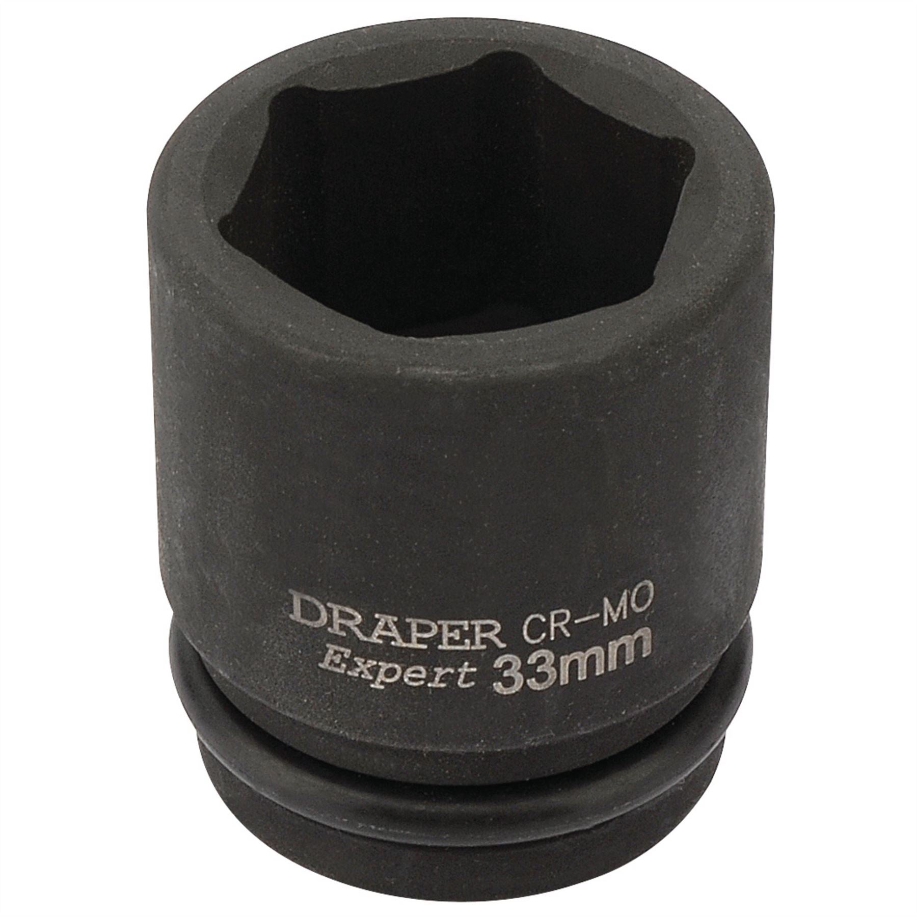 Draper 93259 Expert HI-TORQ® 6 Point Impact Socket 3/4" Sq. Dr. 33mm Draper