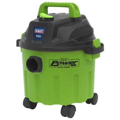 Sealey PC102HV Vacuum Cleaner Wet & Dry 10L 1000W/230V - Green Sealey