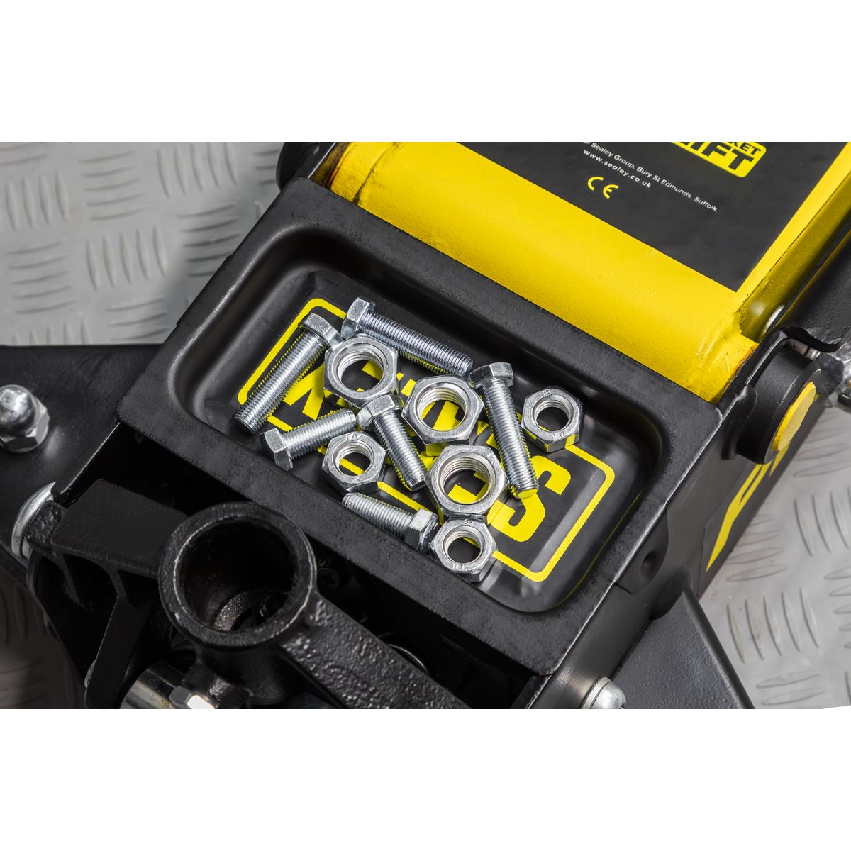 Sealey 3040AY Premier Low Profile Trolley Jack with Rocket Lift 3 Tonne - Yellow Sealey