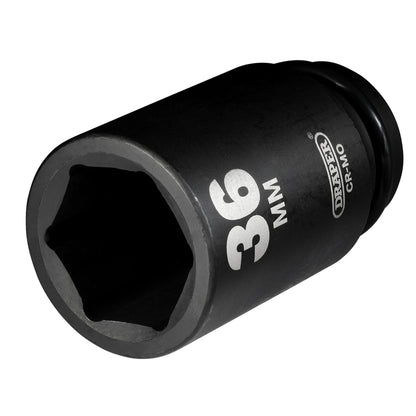 Draper 71940 Hi-TORQ® Deep Impact Socket 3/4" Sq. Dr. 36mm Draper