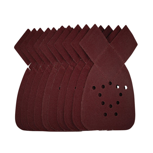 Draper 43993 Detail Sanding Sheets with Hook and Loop 140mm 120 Grit SSD4 Pack of 10 Draper