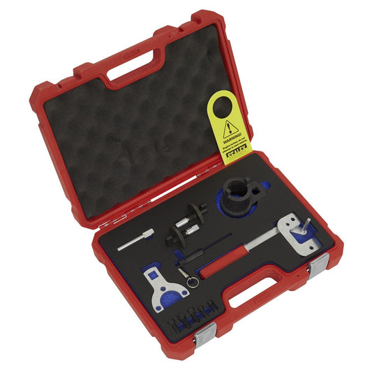 Sealey VSE6191 Diesel Engine Timing Tool Kit - for Alfa Romeo Ford PSA Suzuki GM 1.3D 16v - Chain Drive Sealey